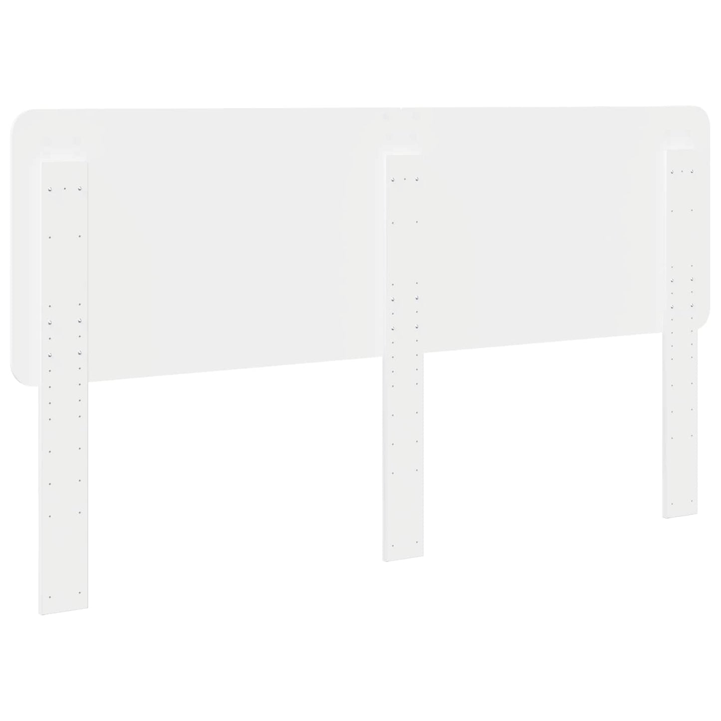 vidaXL Headboard White Engineered wood 6