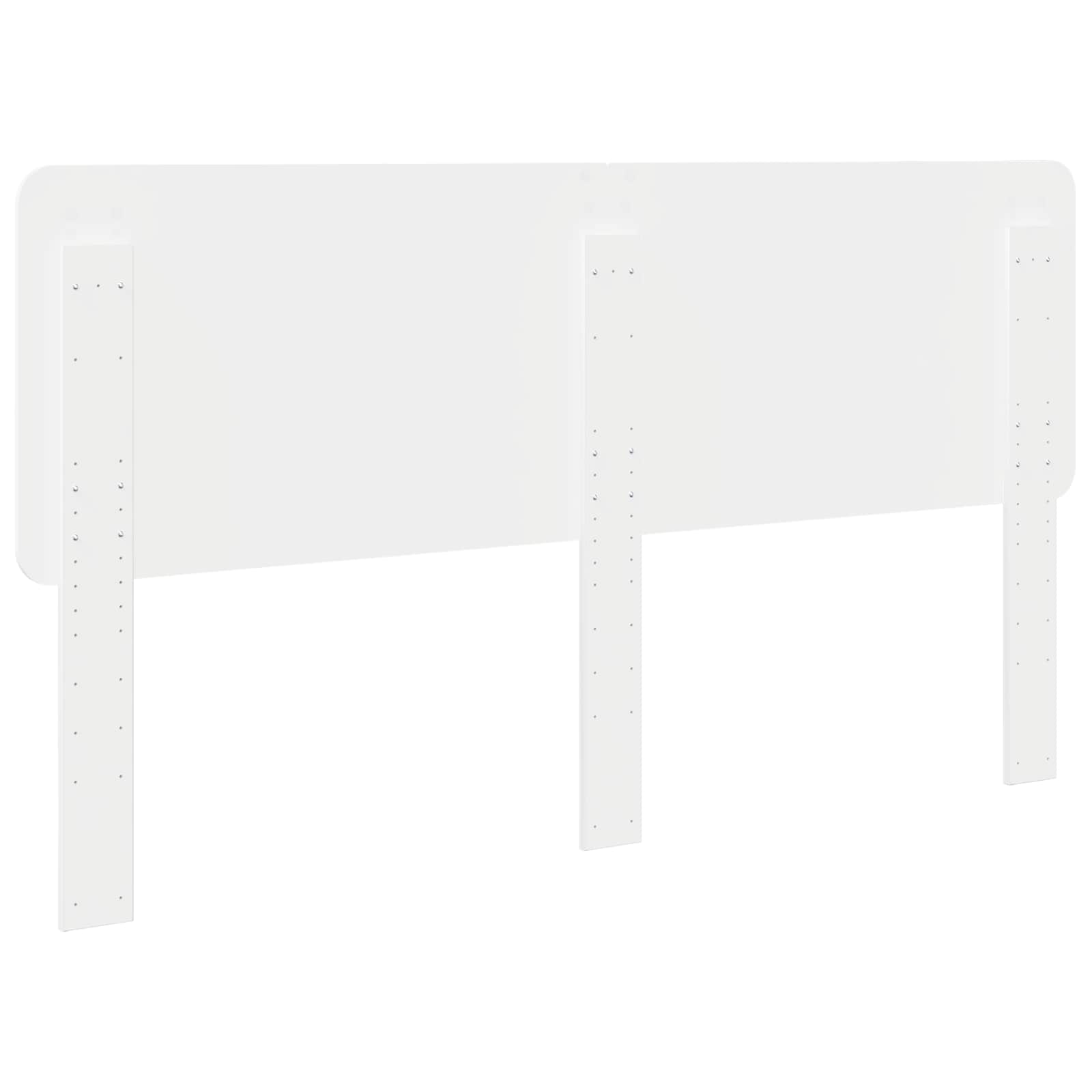 vidaXL Headboard White Engineered wood 6