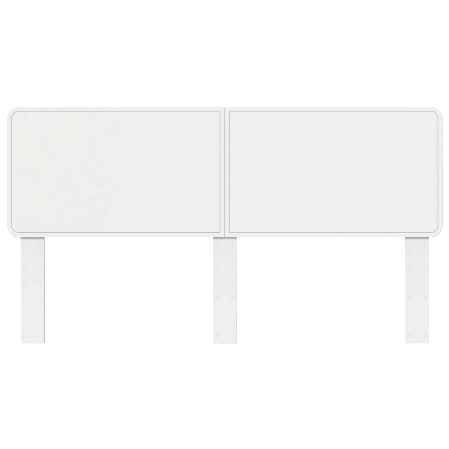 vidaXL Headboard White Engineered wood 4