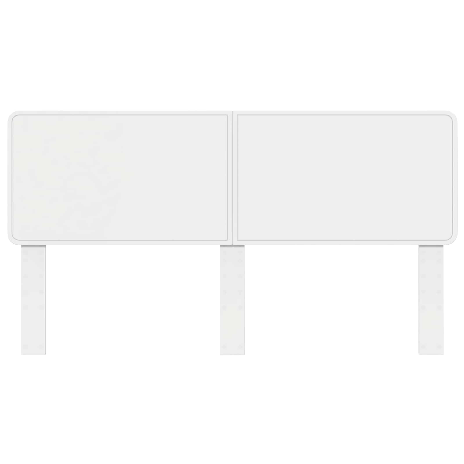 vidaXL Headboard White Engineered wood 4