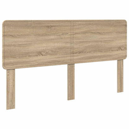 vidaXL Headboard Sonoma Oak Engineered wood 2
