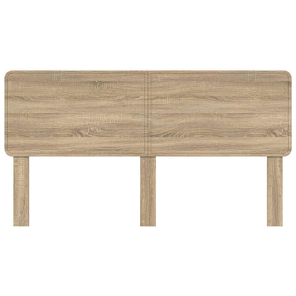 vidaXL Headboard Sonoma Oak Engineered wood 4