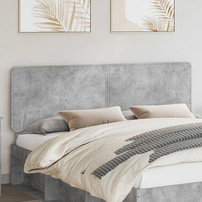 vidaXL Headboard Concrete Grey Engineered wood 1