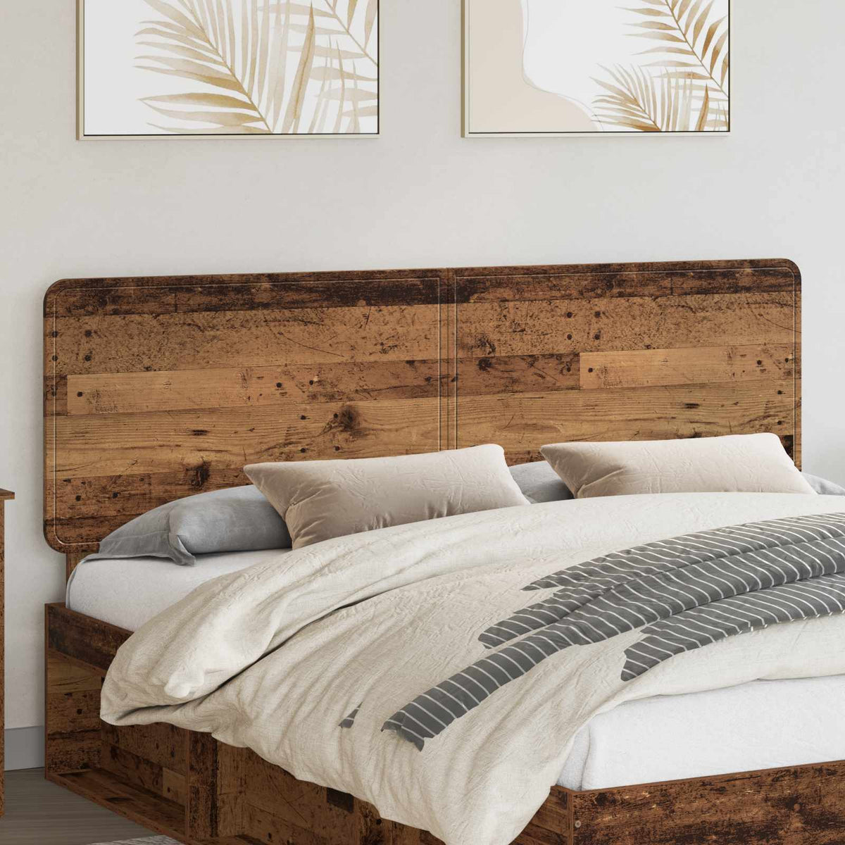 vidaXL Headboard Old Wood Engineered wood 1