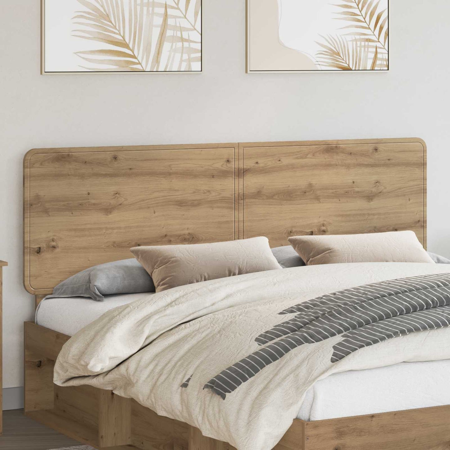 vidaXL Headboard Artisan Oak Engineered wood 1