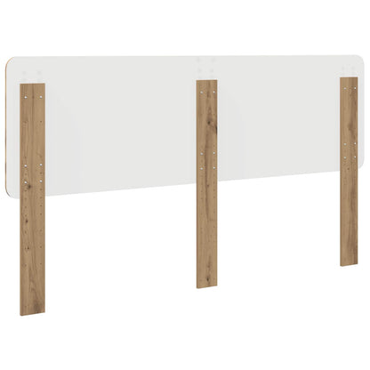 vidaXL Headboard Artisan Oak Engineered wood 6