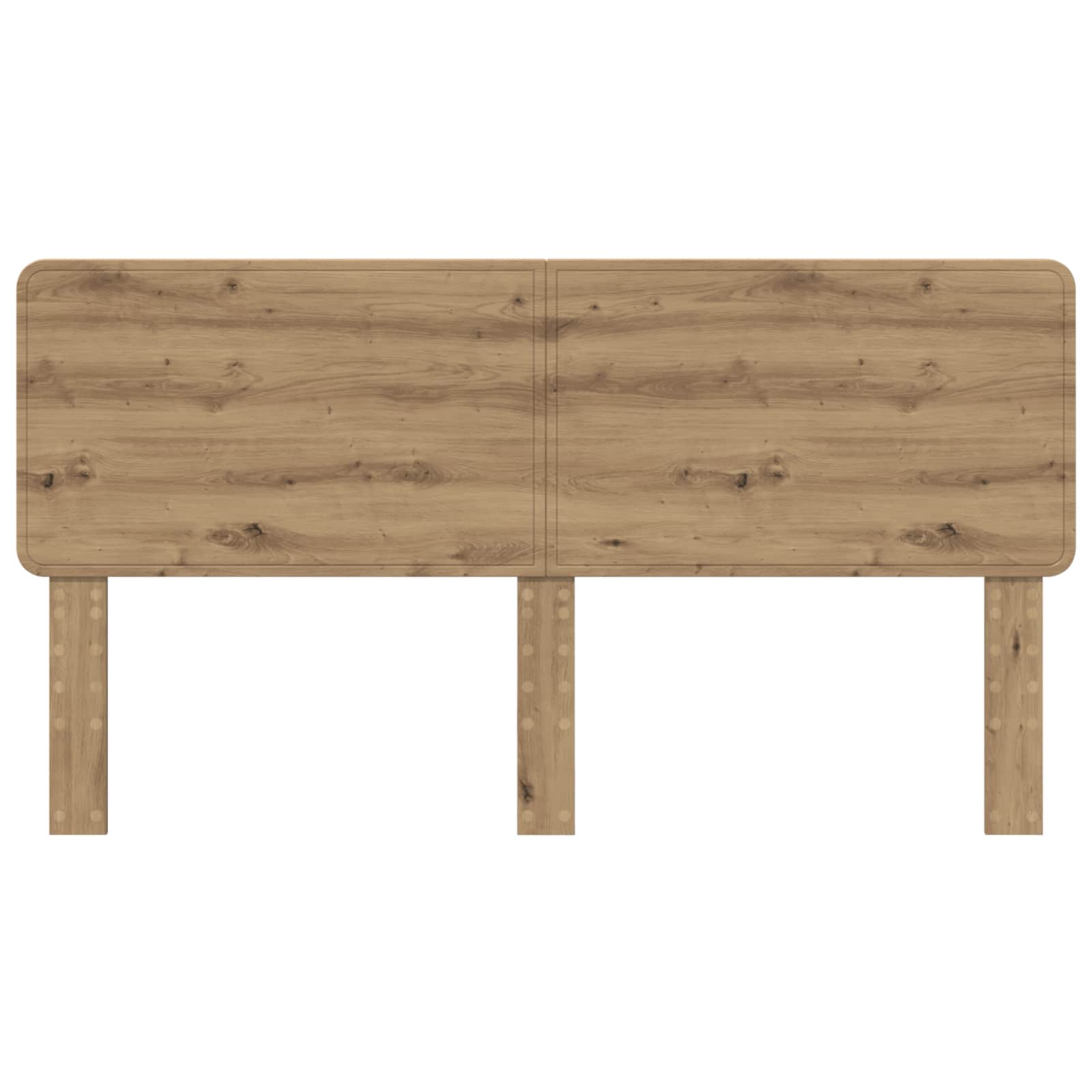 vidaXL Headboard Artisan Oak Engineered wood 4