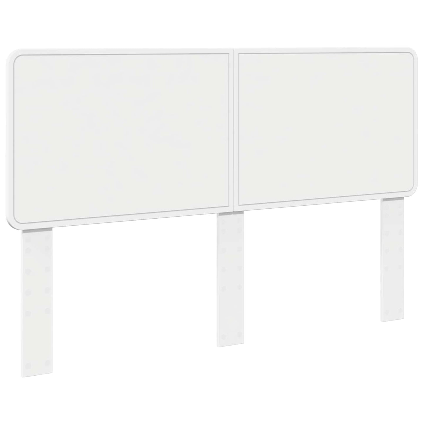 vidaXL Headboard White Engineered wood 2