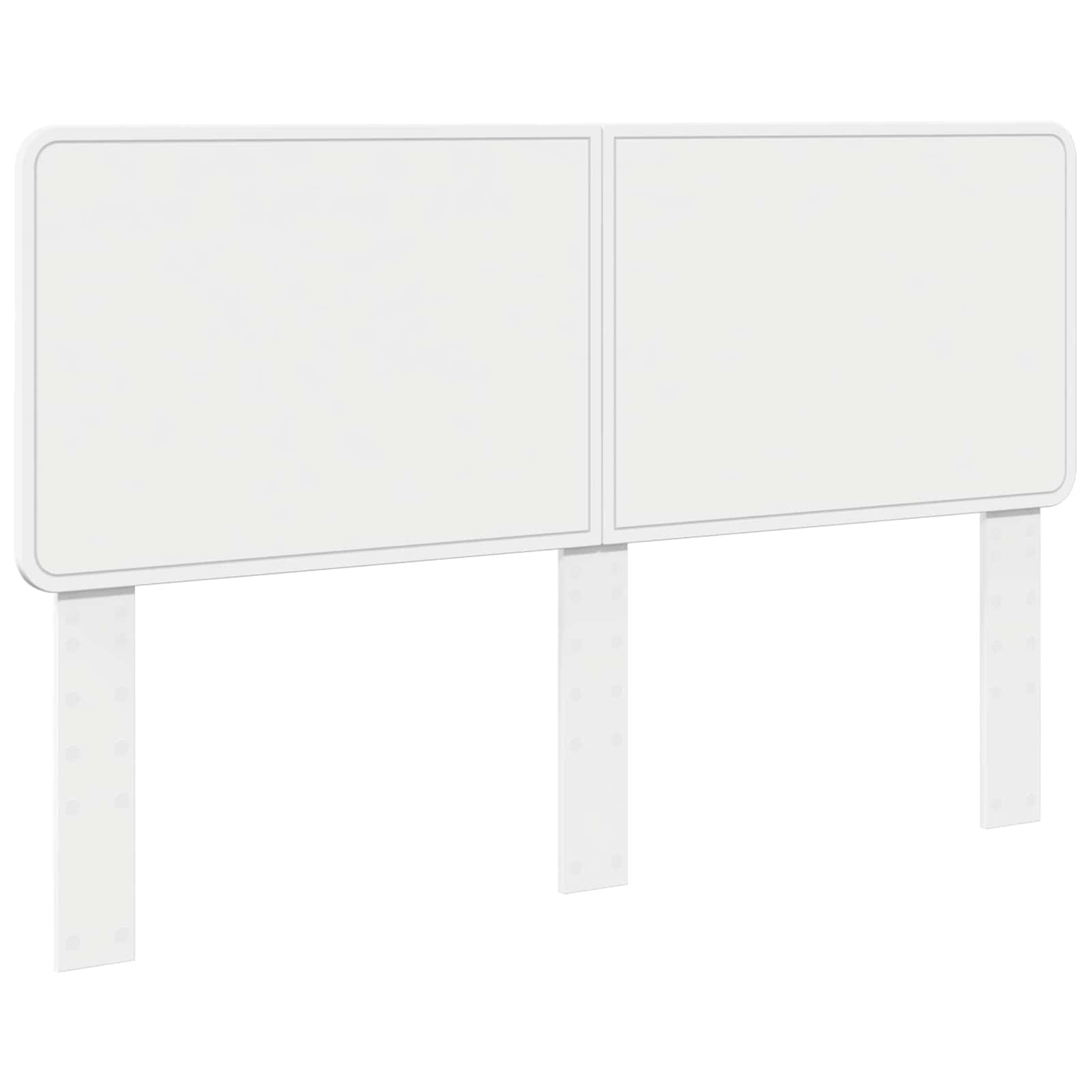 vidaXL Headboard White Engineered wood 2