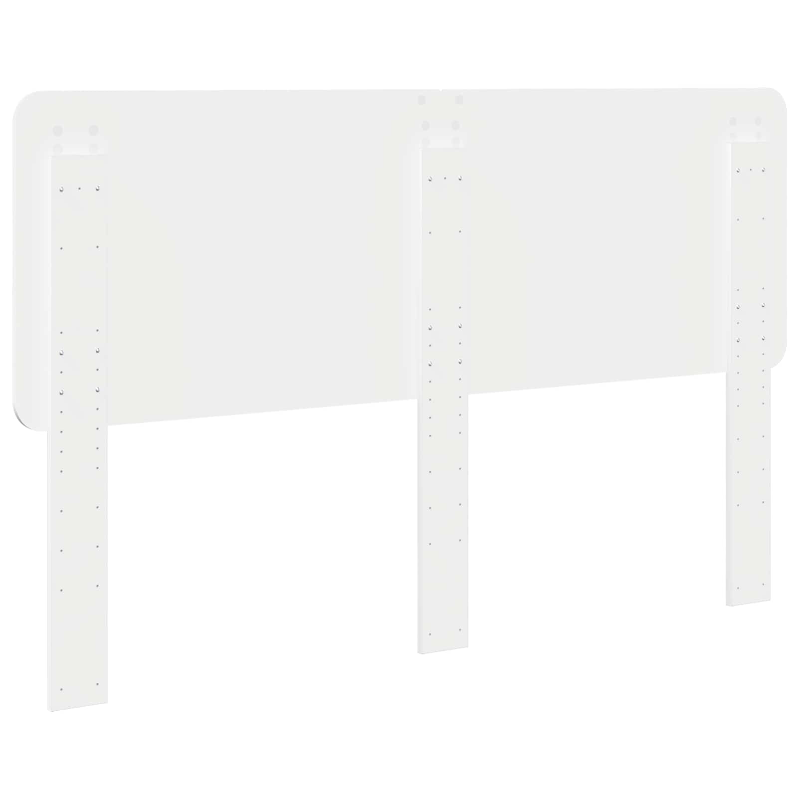 vidaXL Headboard White Engineered wood 6