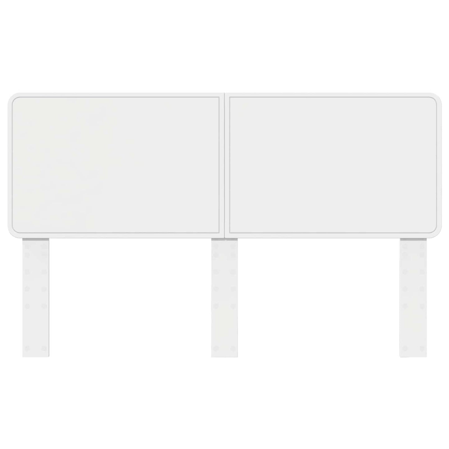 vidaXL Headboard White Engineered wood 4