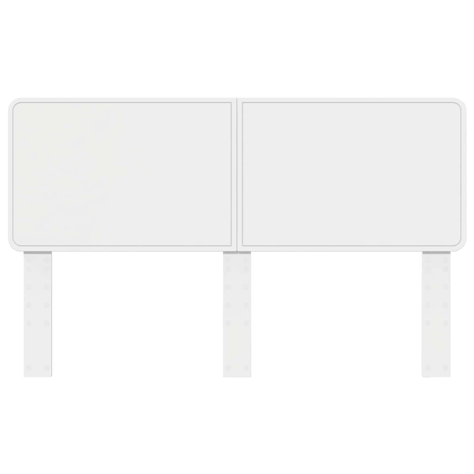 vidaXL Headboard White Engineered wood 4