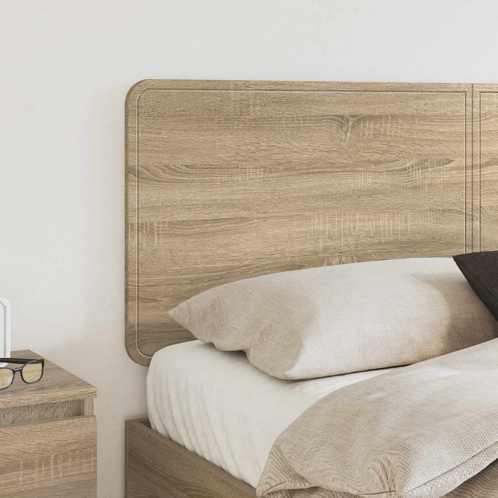 vidaXL Headboard Sonoma Oak Engineered wood 3