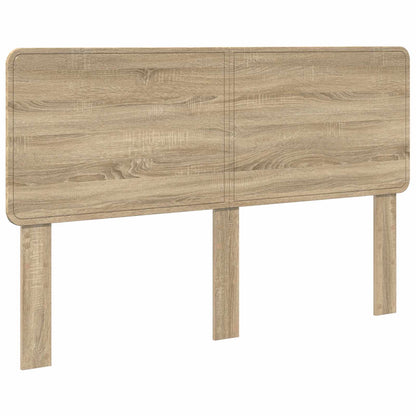 vidaXL Headboard Sonoma Oak Engineered wood 2
