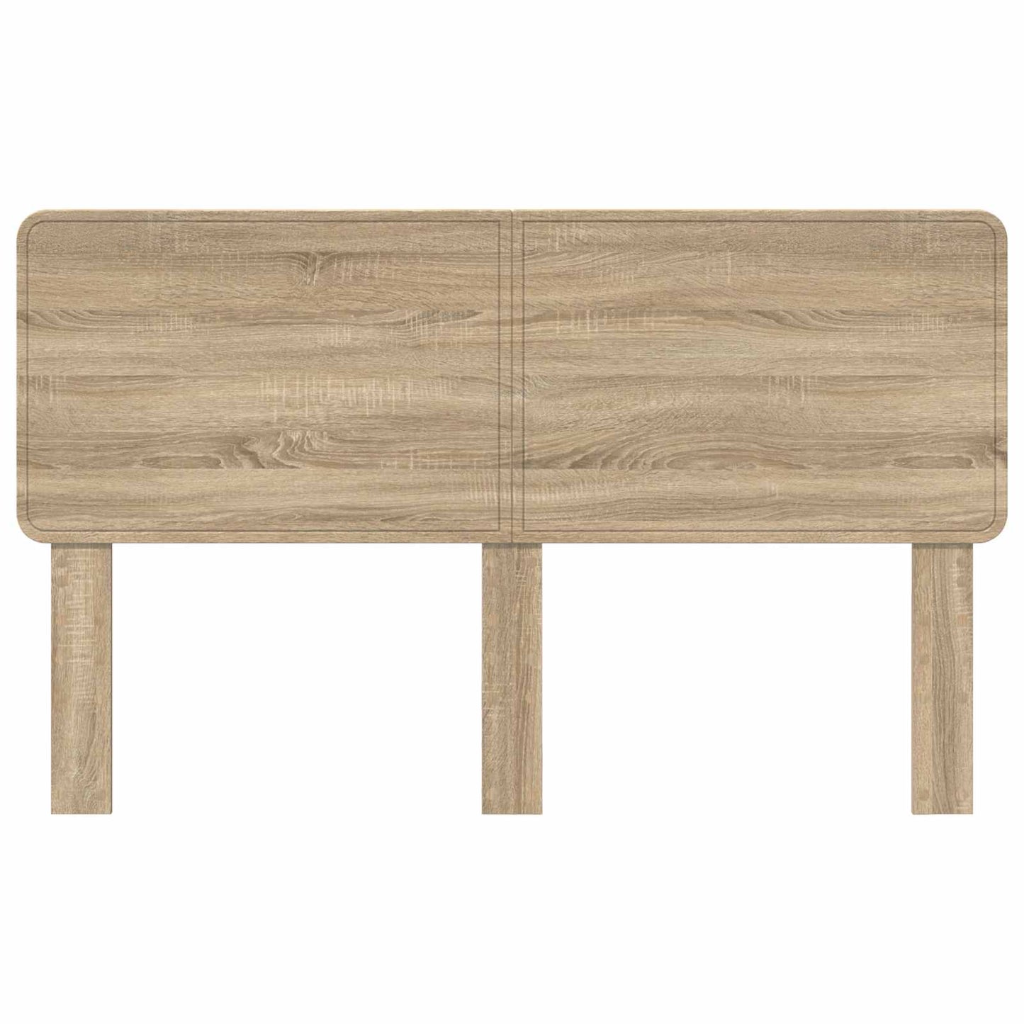 vidaXL Headboard Sonoma Oak Engineered wood 4