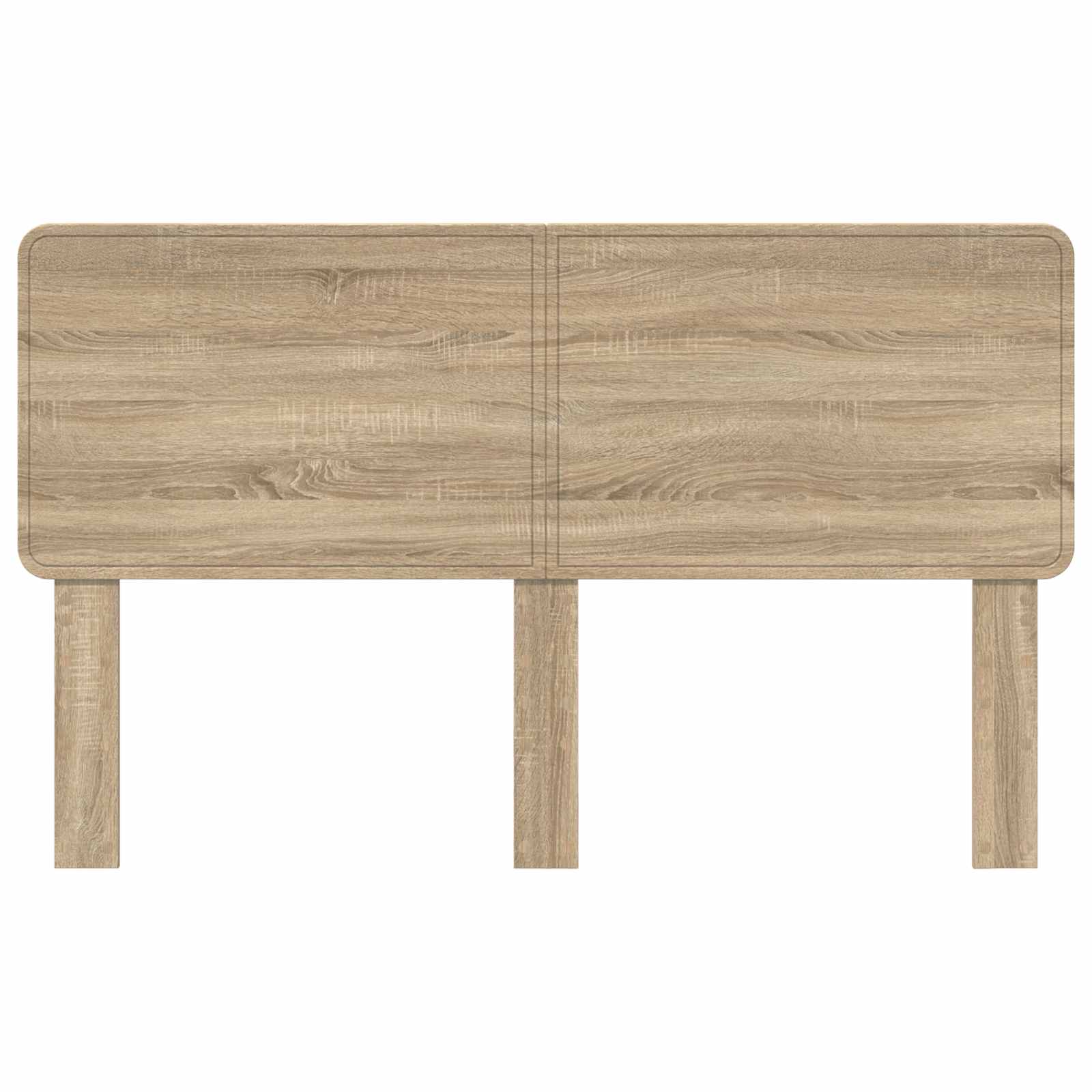 vidaXL Headboard Sonoma Oak Engineered wood 4