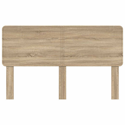 vidaXL Headboard Sonoma Oak Engineered wood 4