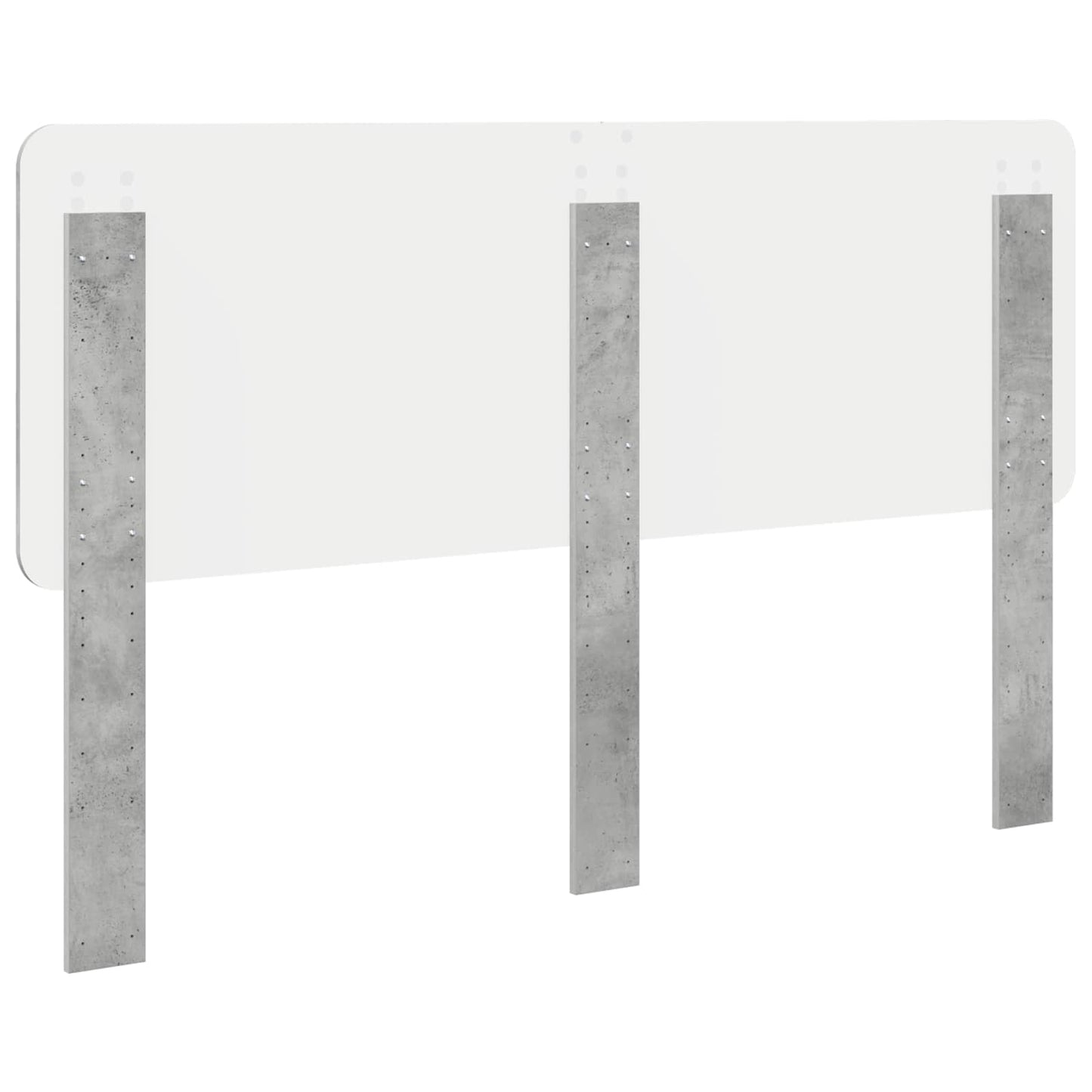 vidaXL Headboard Concrete Grey Engineered wood 6