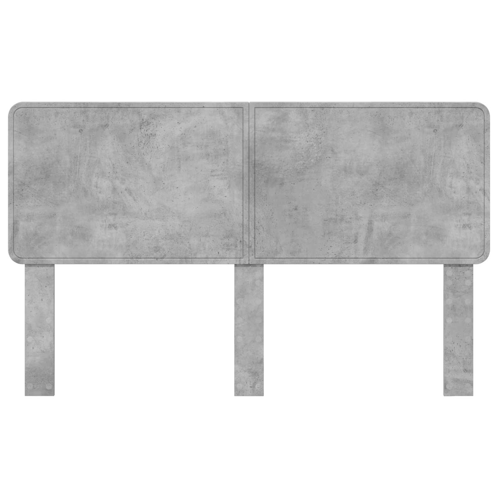 vidaXL Headboard Concrete Grey Engineered wood 4