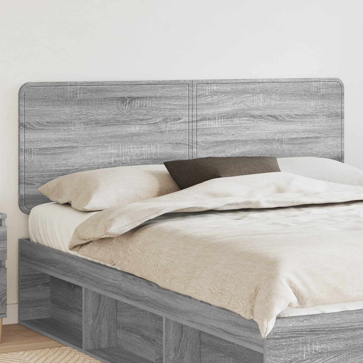 vidaXL Headboard Grey Sonoma Engineered wood 1