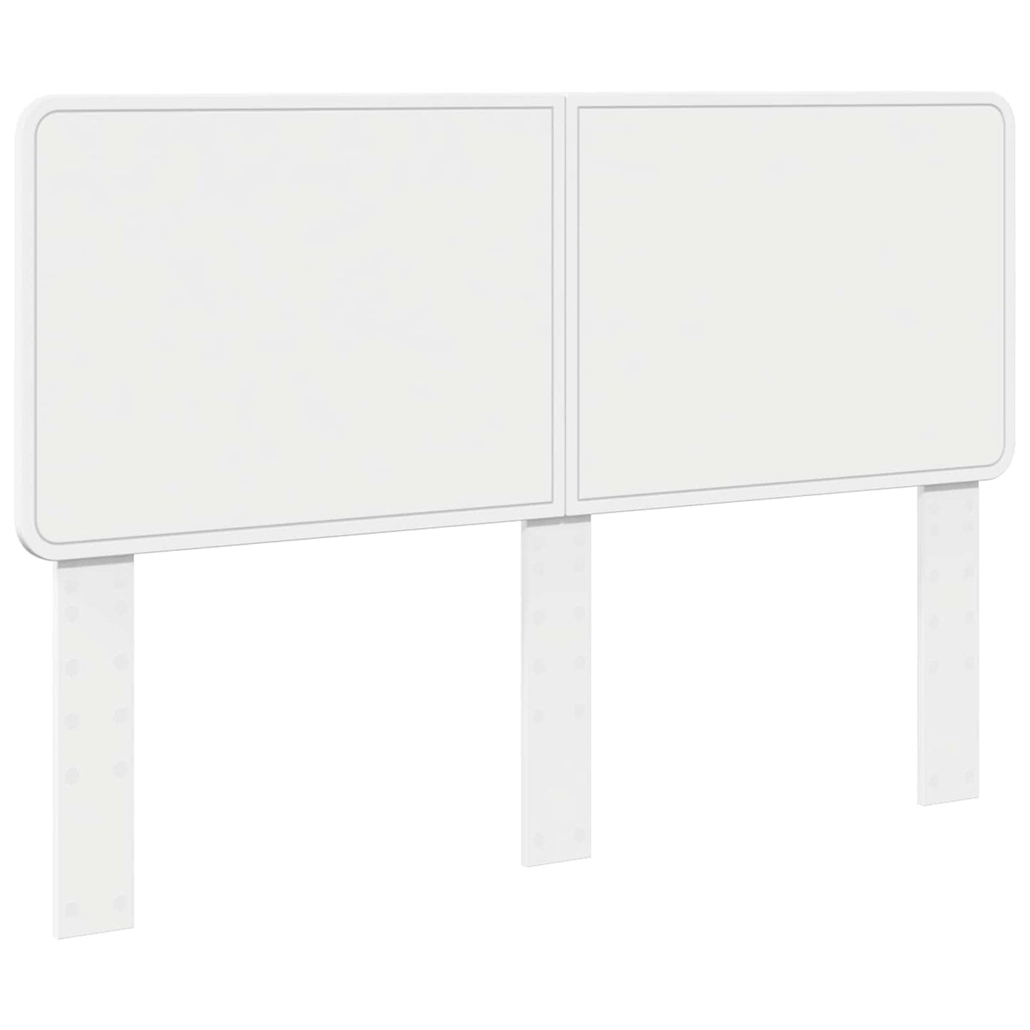 vidaXL Headboard White Engineered wood 2