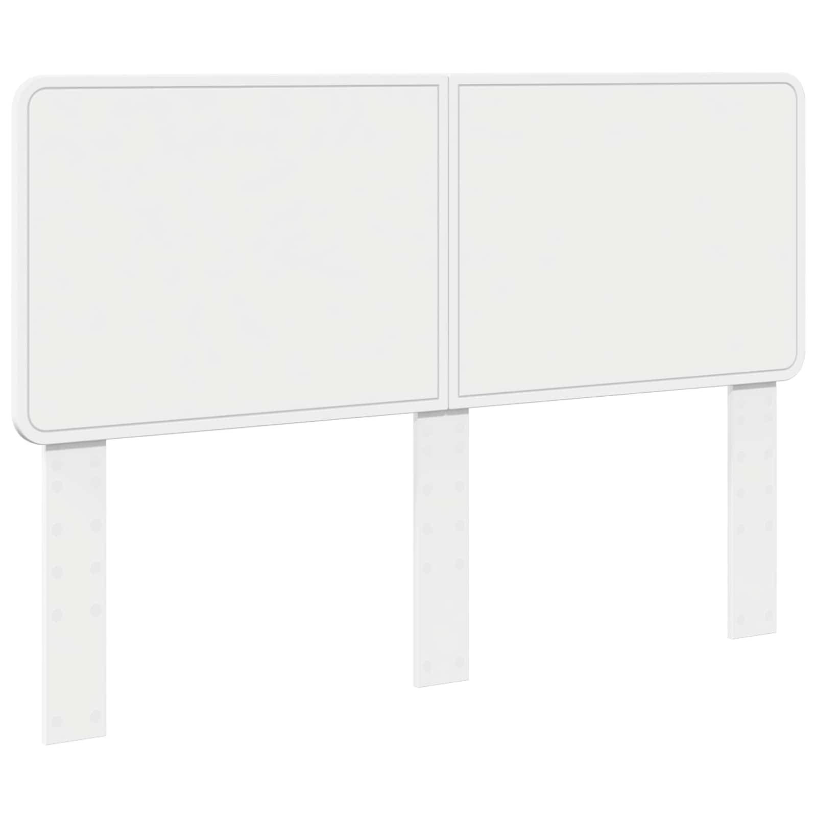 vidaXL Headboard White Engineered wood 2