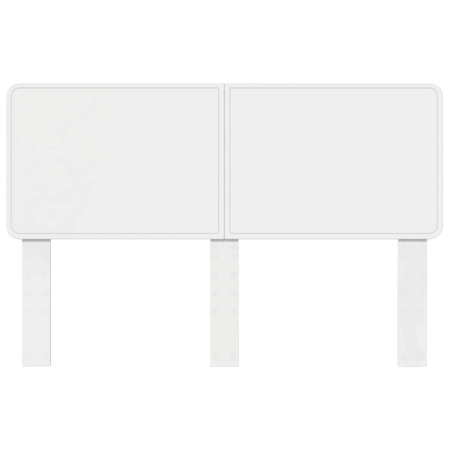 vidaXL Headboard White Engineered wood 4