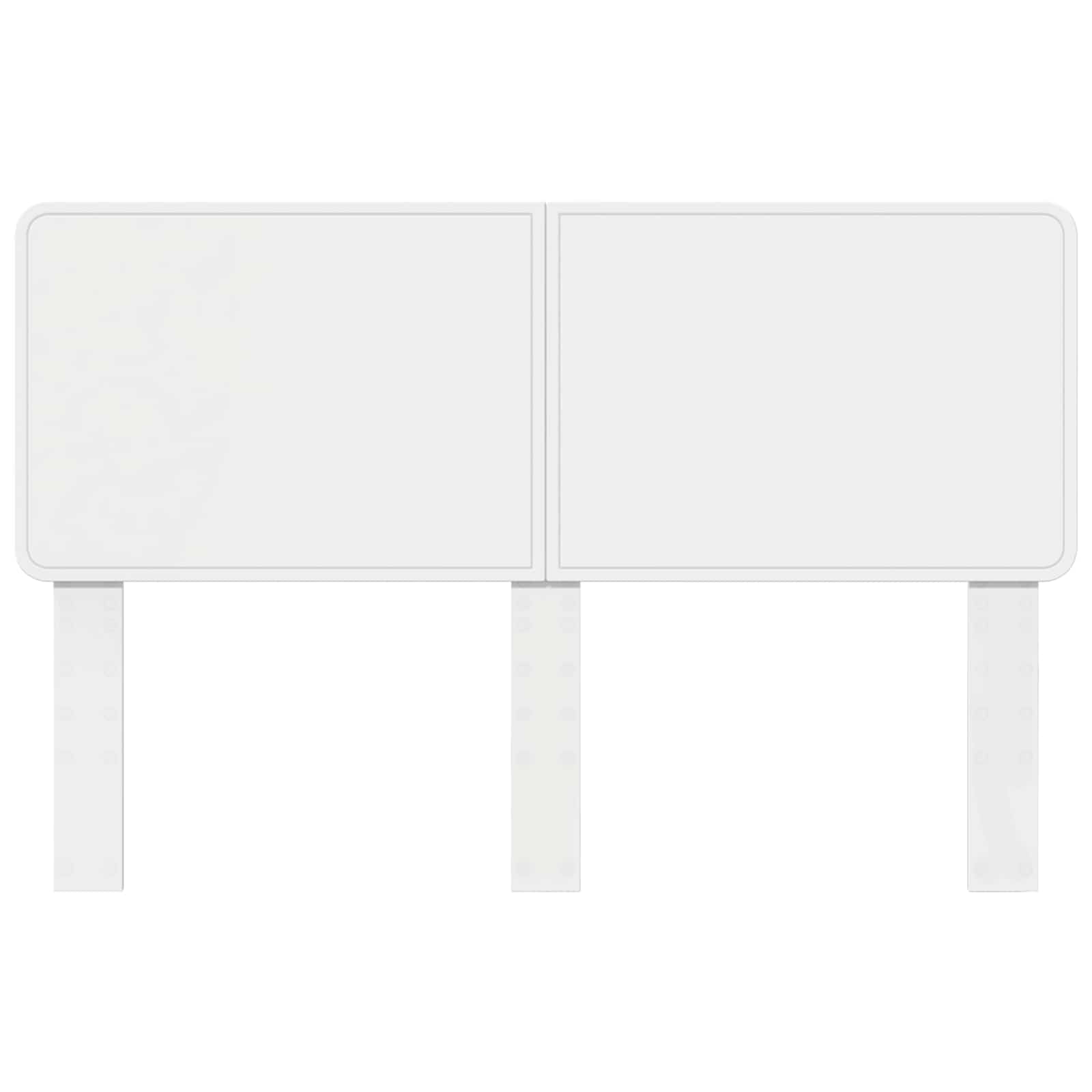 vidaXL Headboard White Engineered wood 4