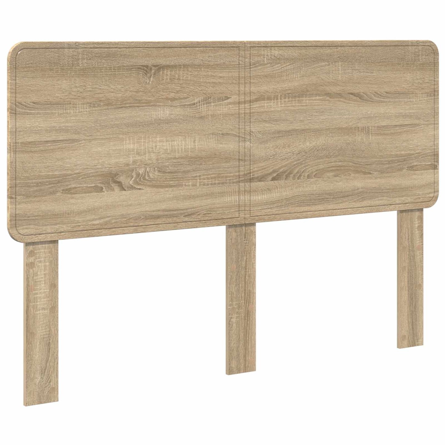 vidaXL Headboard Sonoma Oak Engineered wood 2