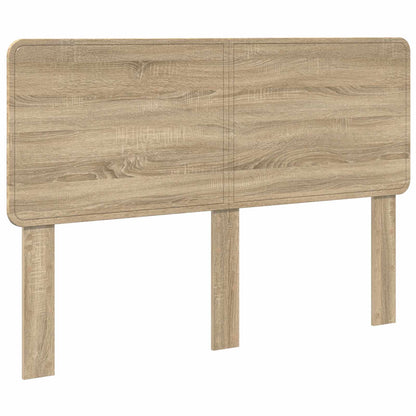 vidaXL Headboard Sonoma Oak Engineered wood 2