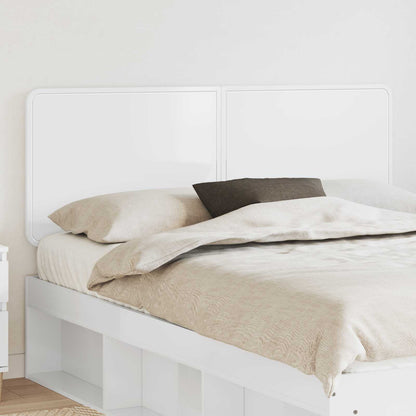 vidaXL Headboard Engineered wood High gloss white