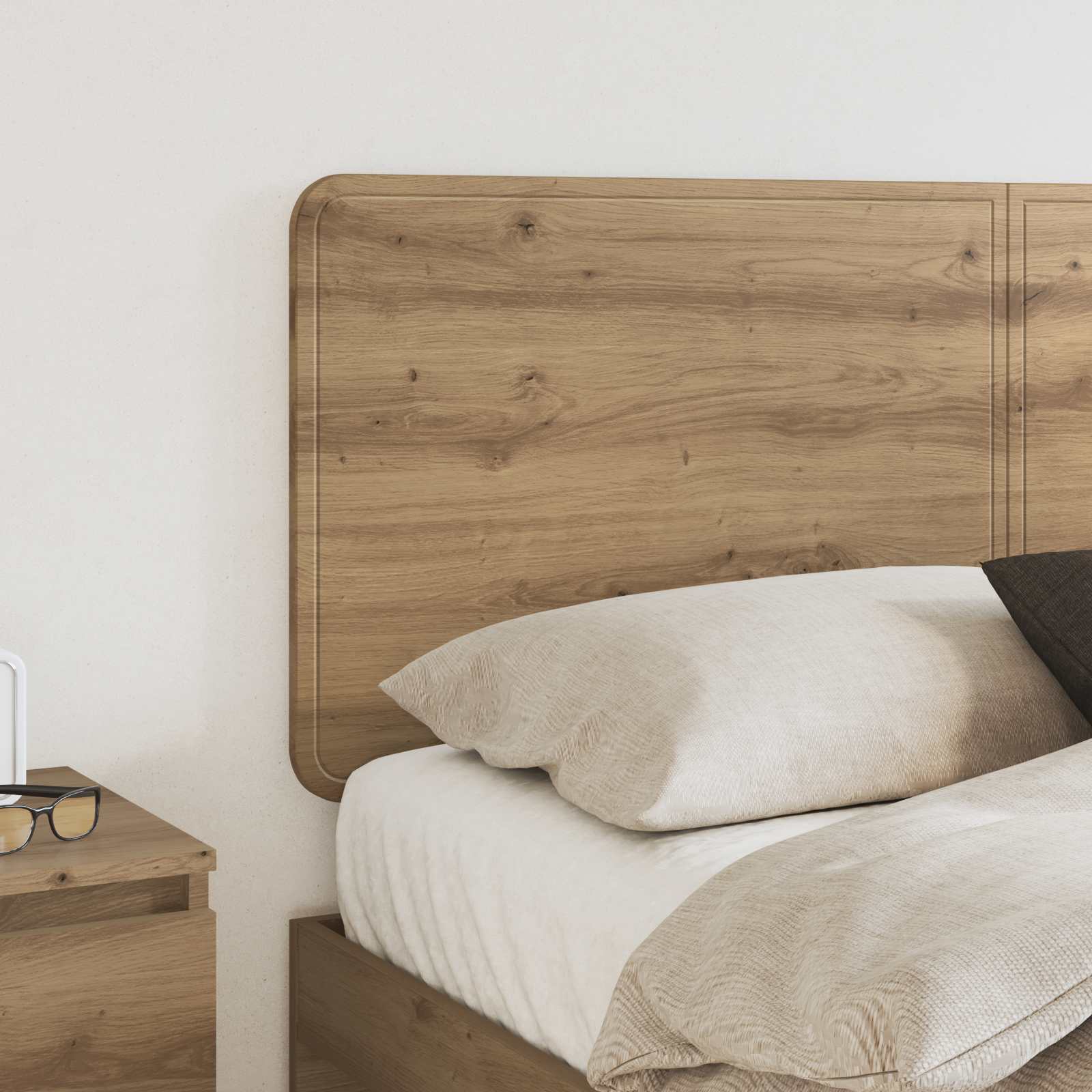 vidaXL Headboard Artisan Oak Engineered wood 3
