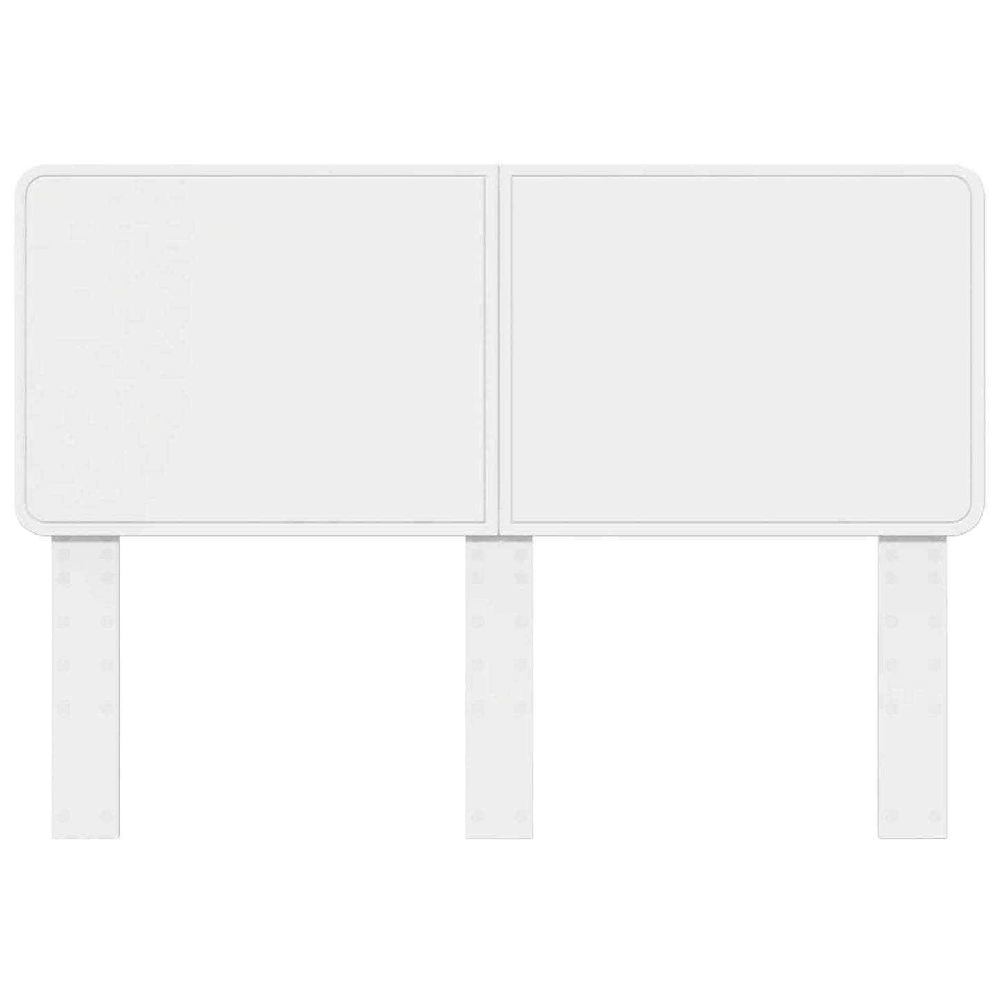 vidaXL Headboard White Engineered wood 4