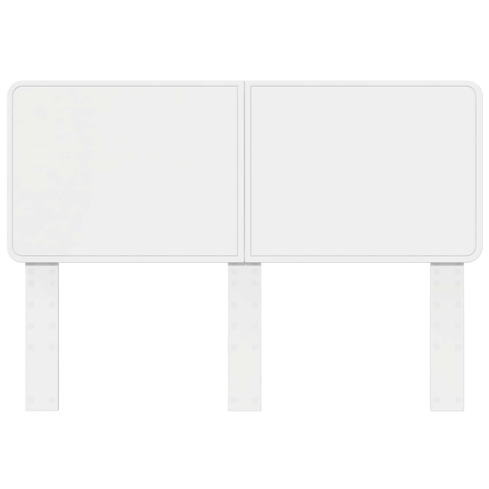 vidaXL Headboard White Engineered wood 4