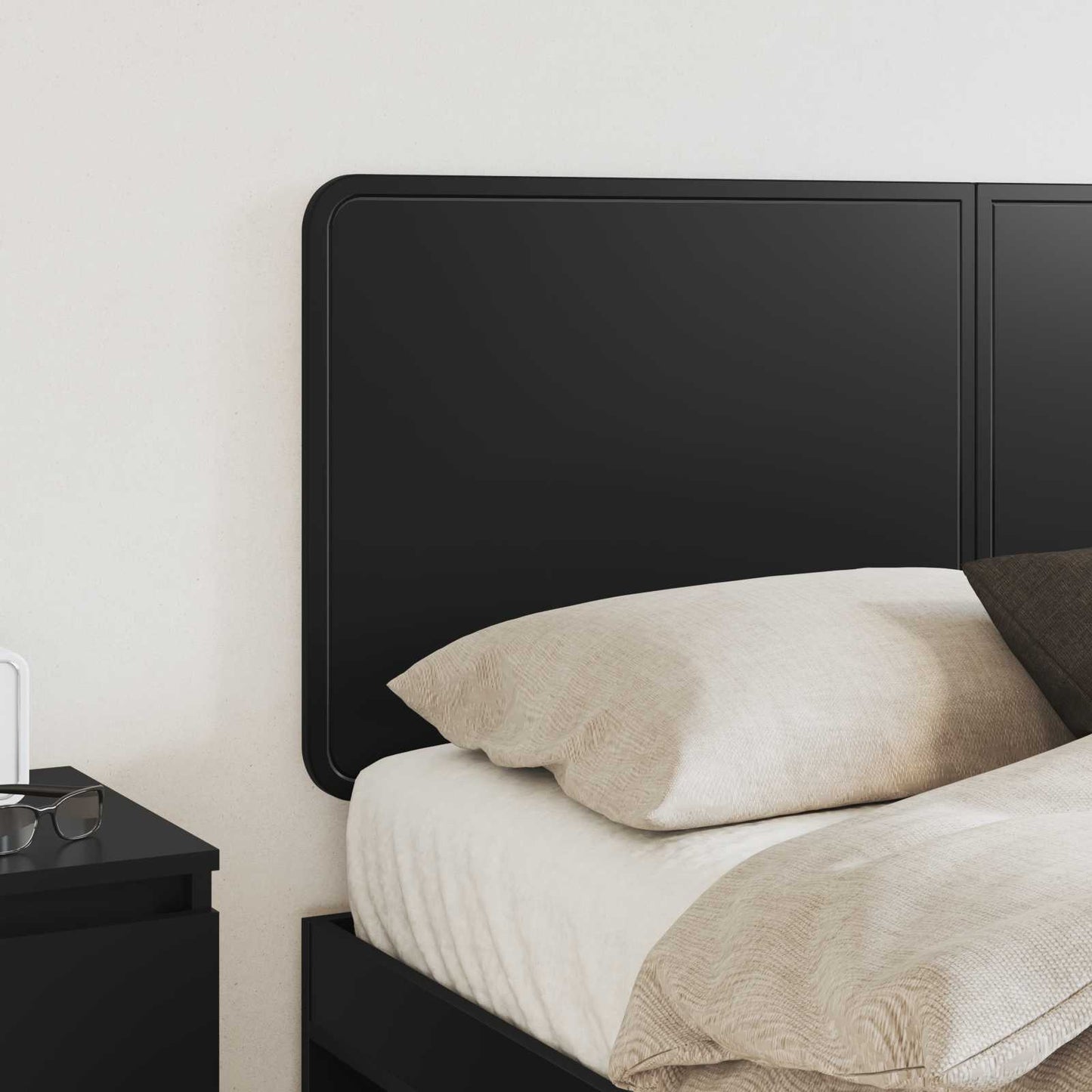 vidaXL Headboard Black Oak Engineered wood 3