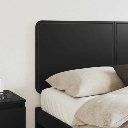 vidaXL Headboard Black Oak Engineered wood 3