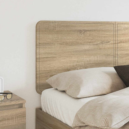 vidaXL Headboard Sonoma Oak Engineered wood 3