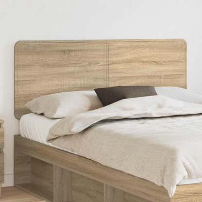 vidaXL Headboard Sonoma Oak Engineered wood 1