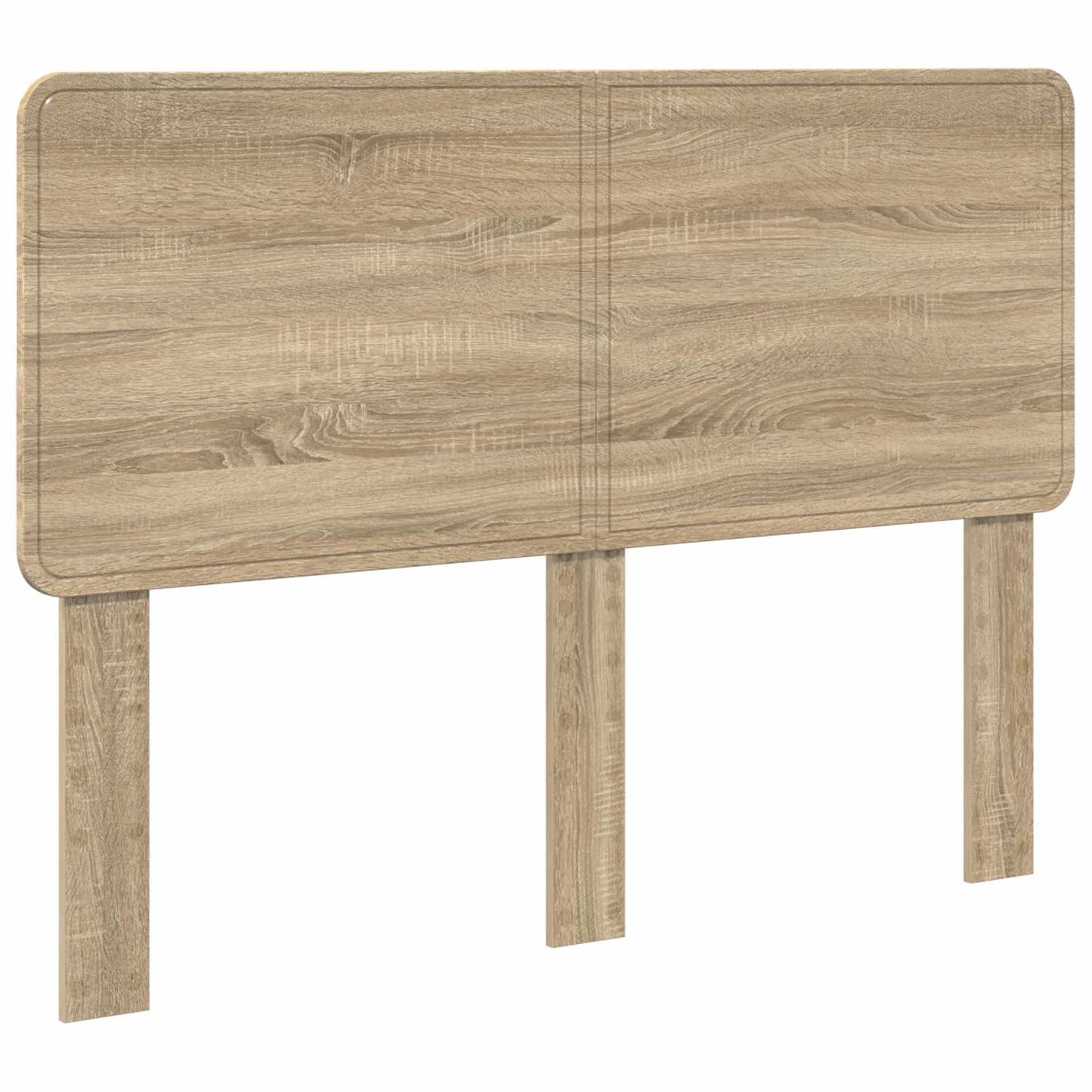 vidaXL Headboard Sonoma Oak Engineered wood 2