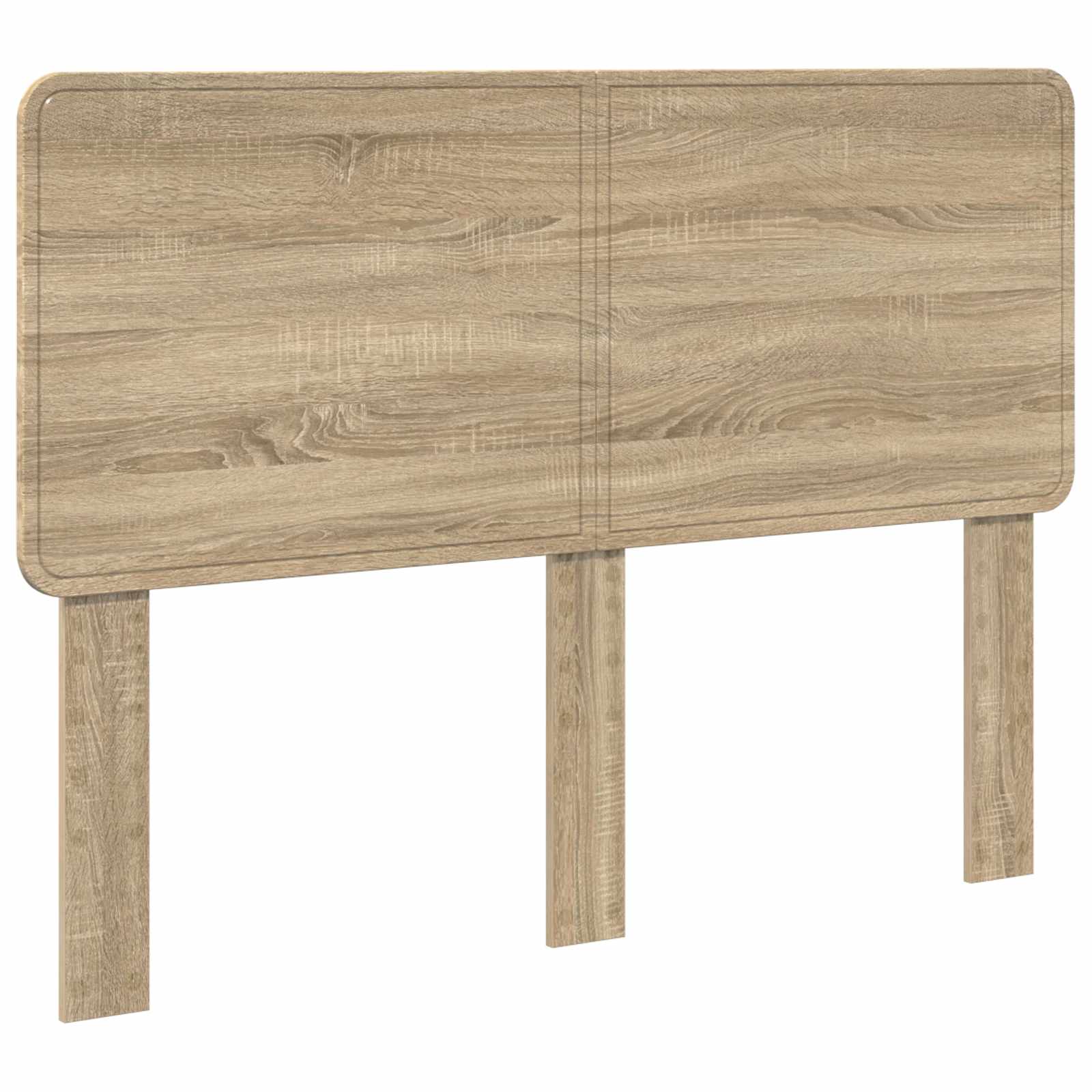 vidaXL Headboard Sonoma Oak Engineered wood 2