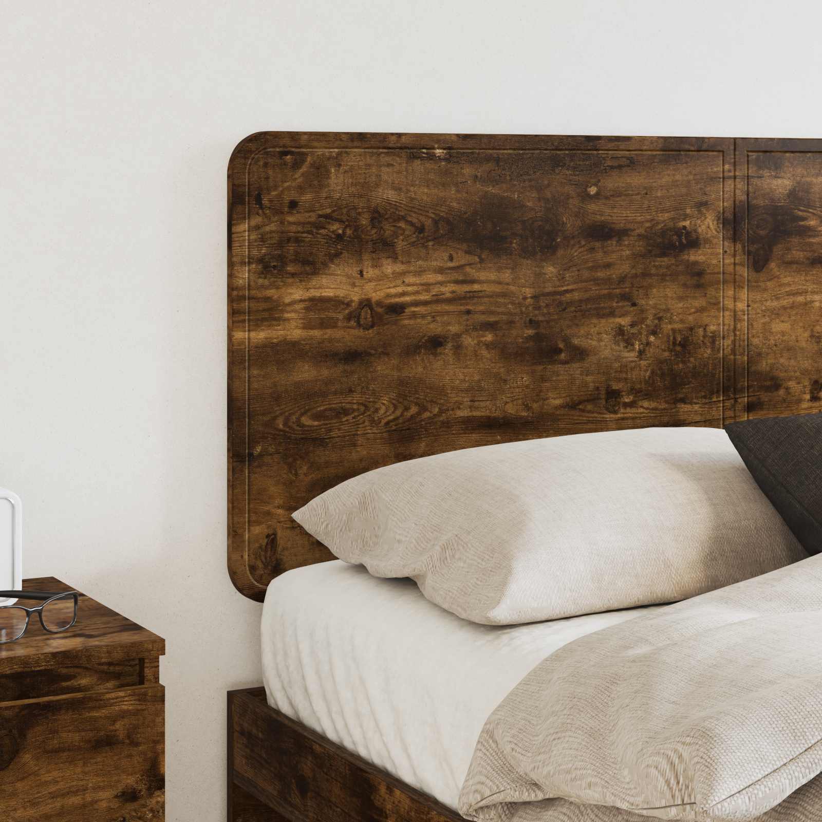 vidaXL Headboard Smoked Oak Engineered wood 3