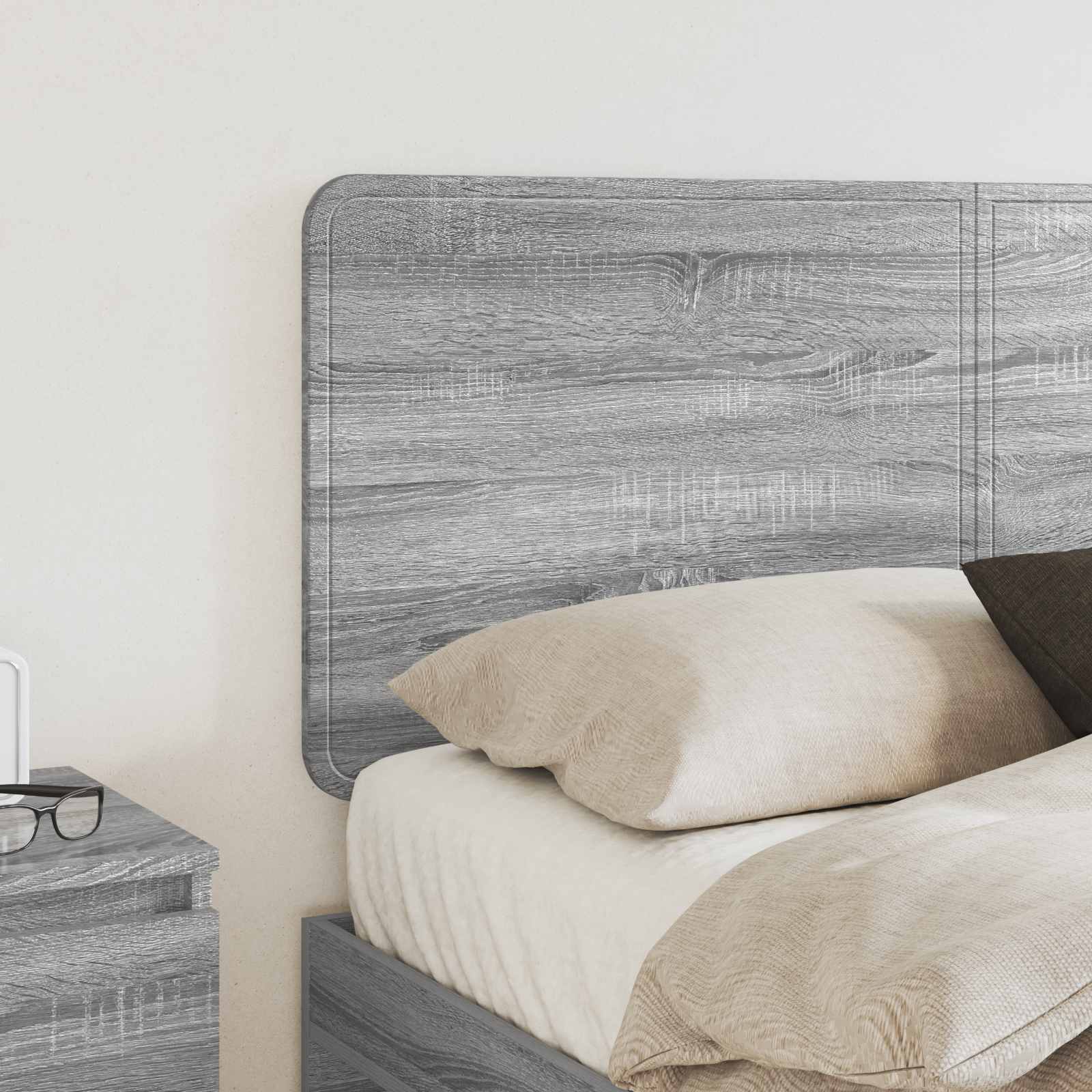 vidaXL Headboard Grey Sonoma Engineered wood 3