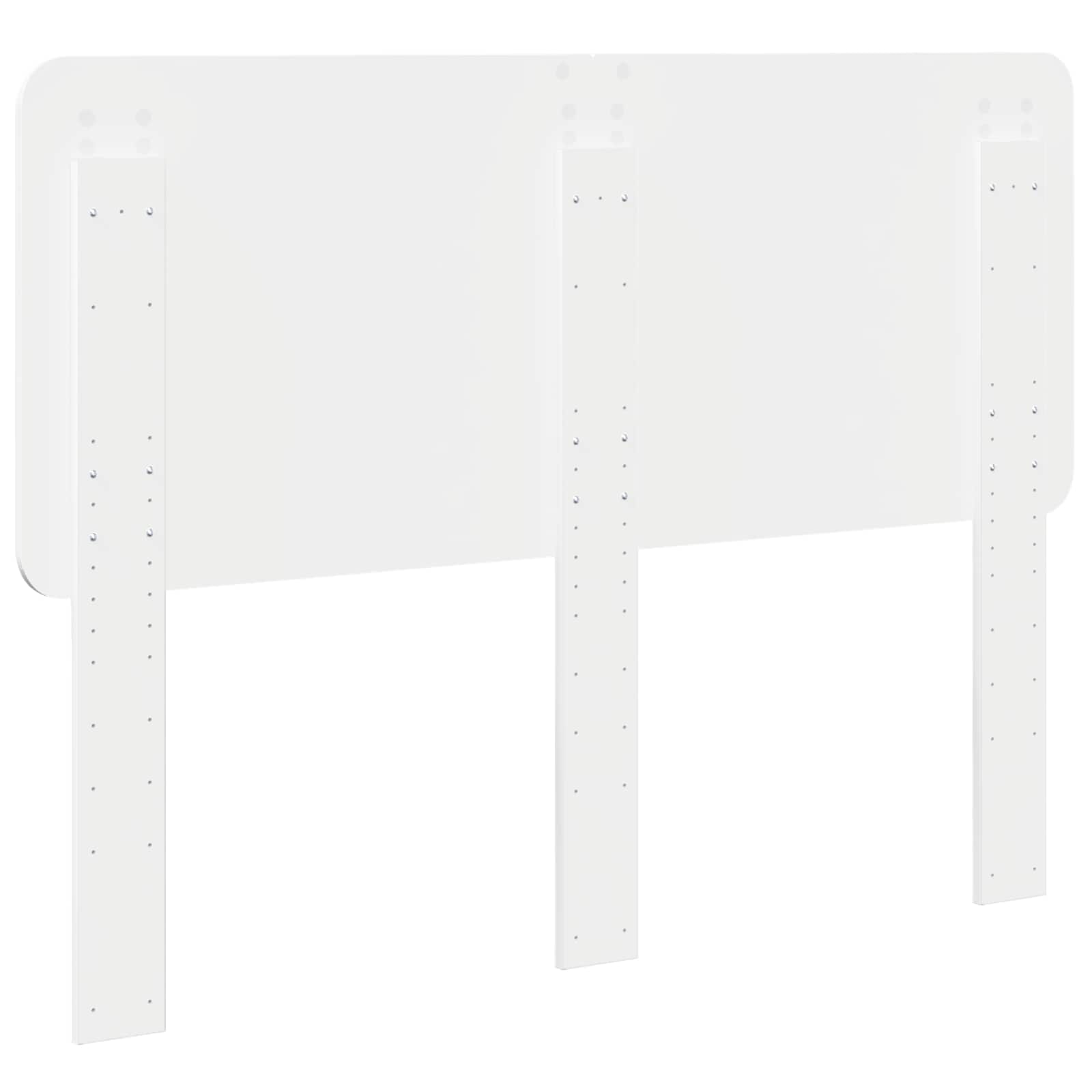 vidaXL Headboard White Engineered wood 6