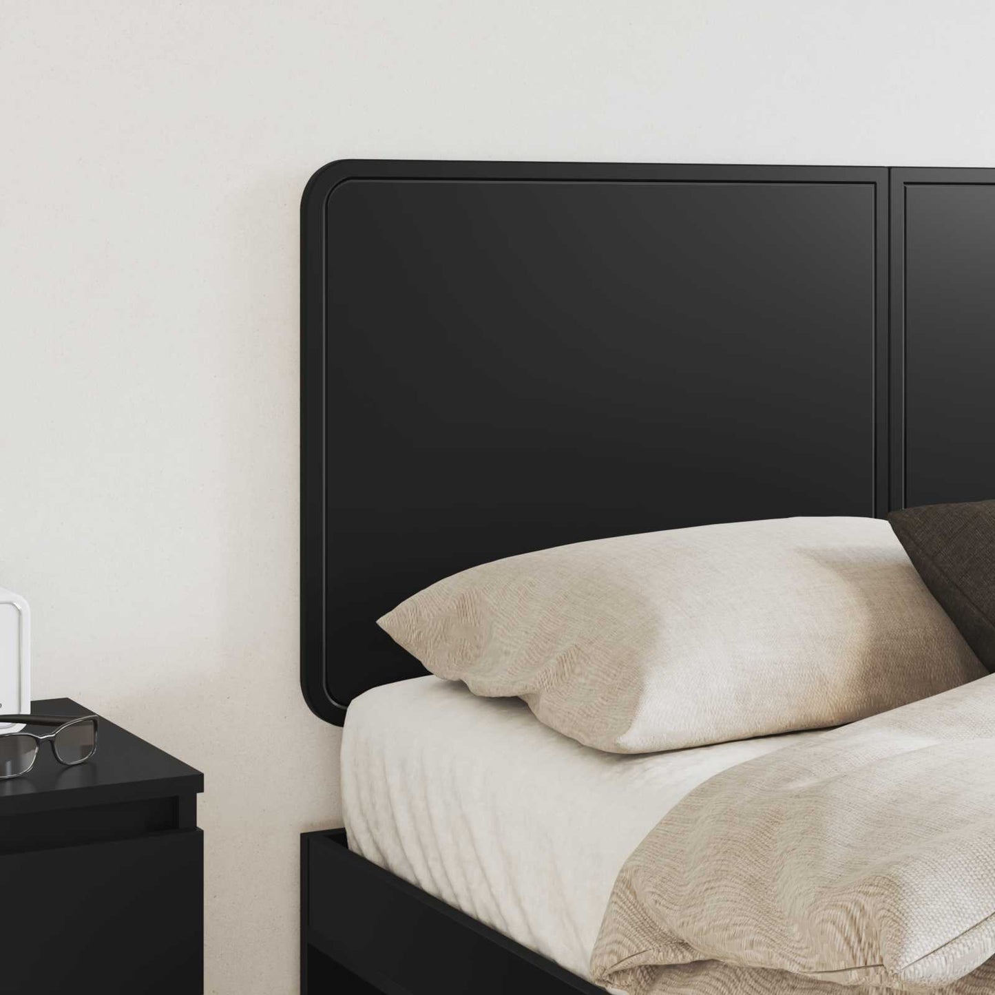 vidaXL Headboard Black Oak Engineered wood 3