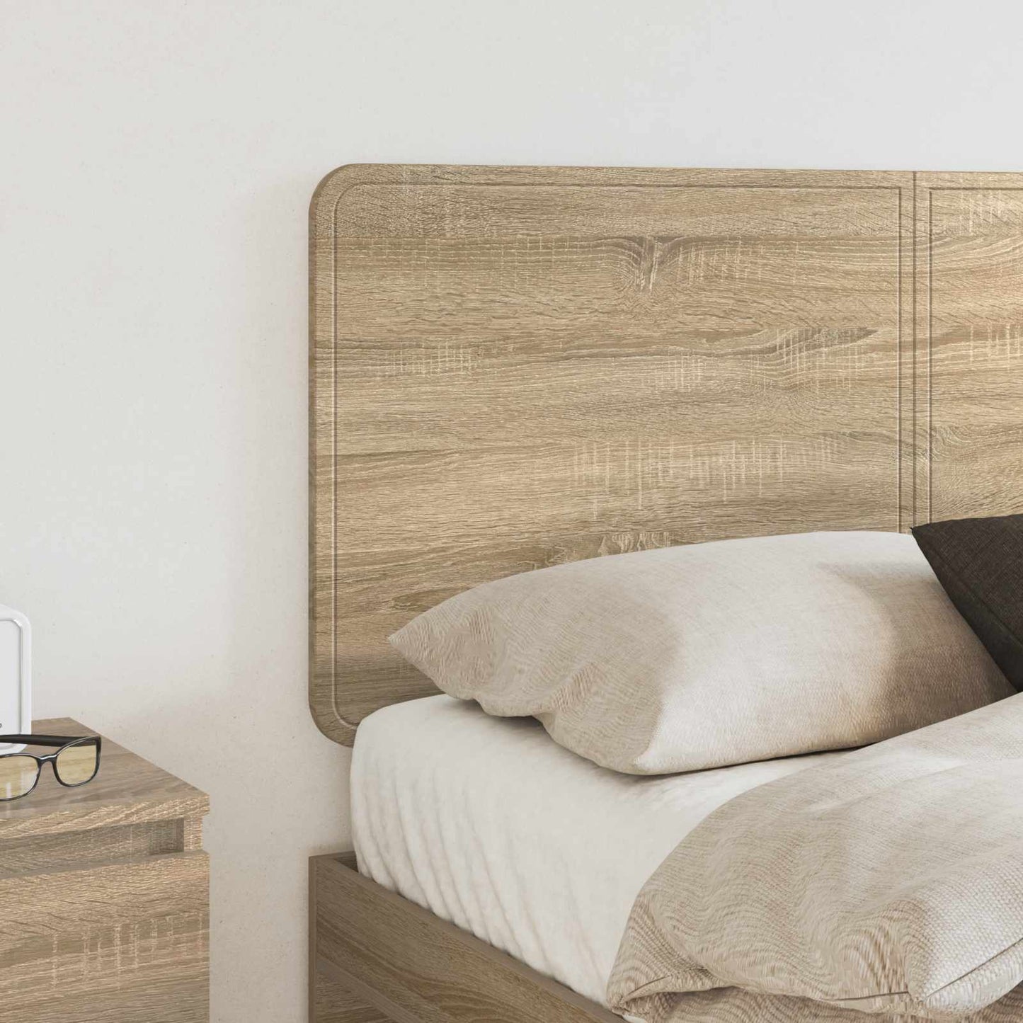 vidaXL Headboard Sonoma Oak Engineered wood 3