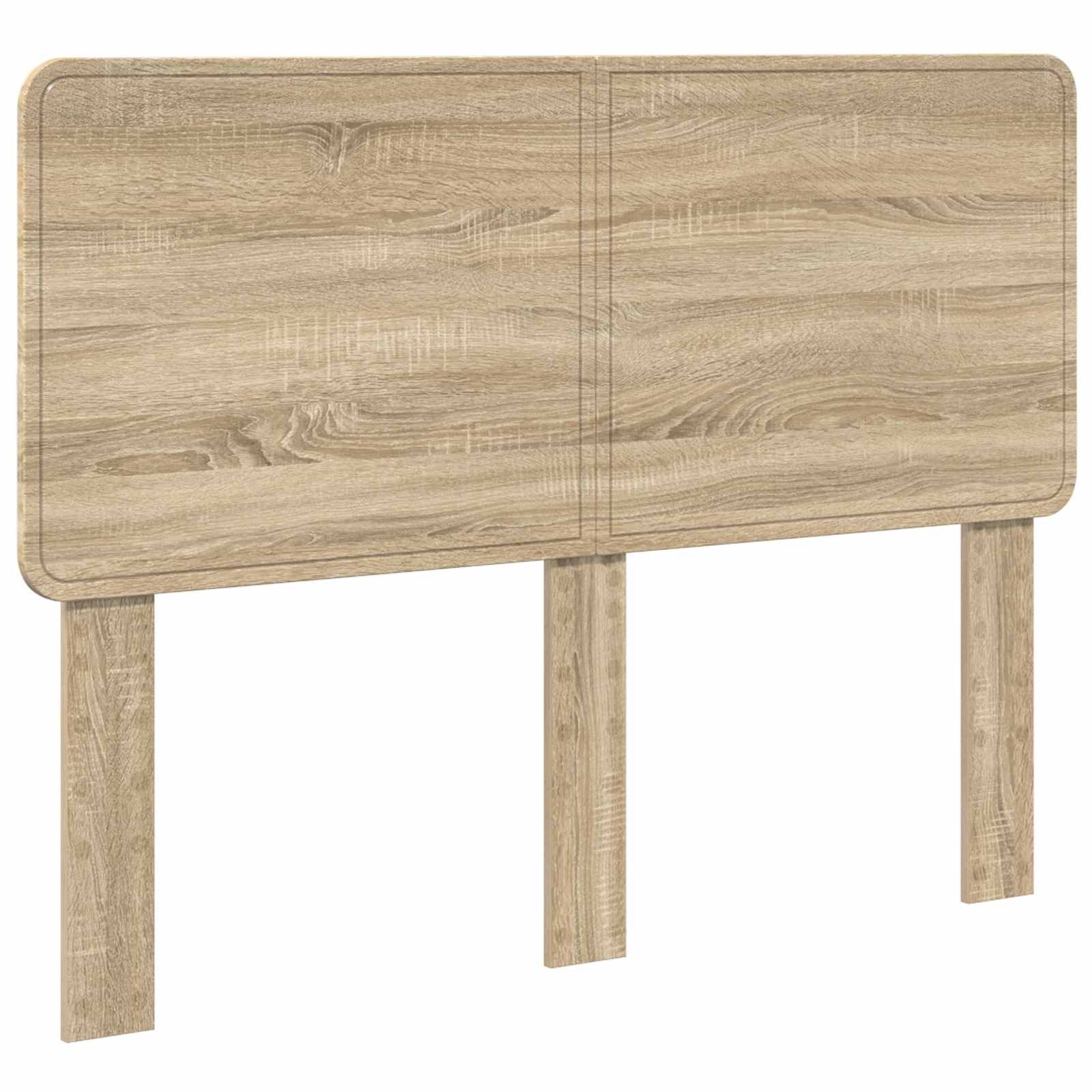 vidaXL Headboard Sonoma Oak Engineered wood 2