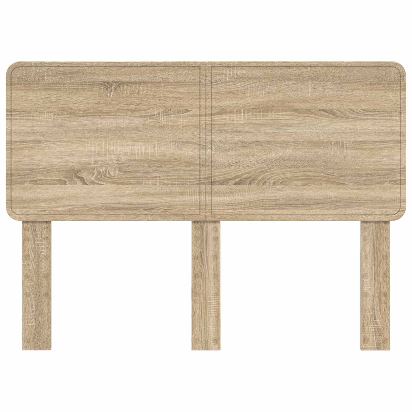 vidaXL Headboard Sonoma Oak Engineered wood 4