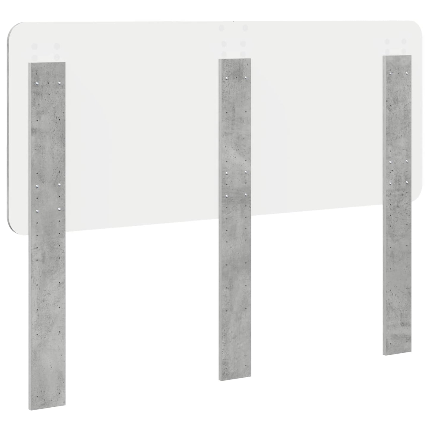 vidaXL Headboard Concrete Grey Engineered wood 6