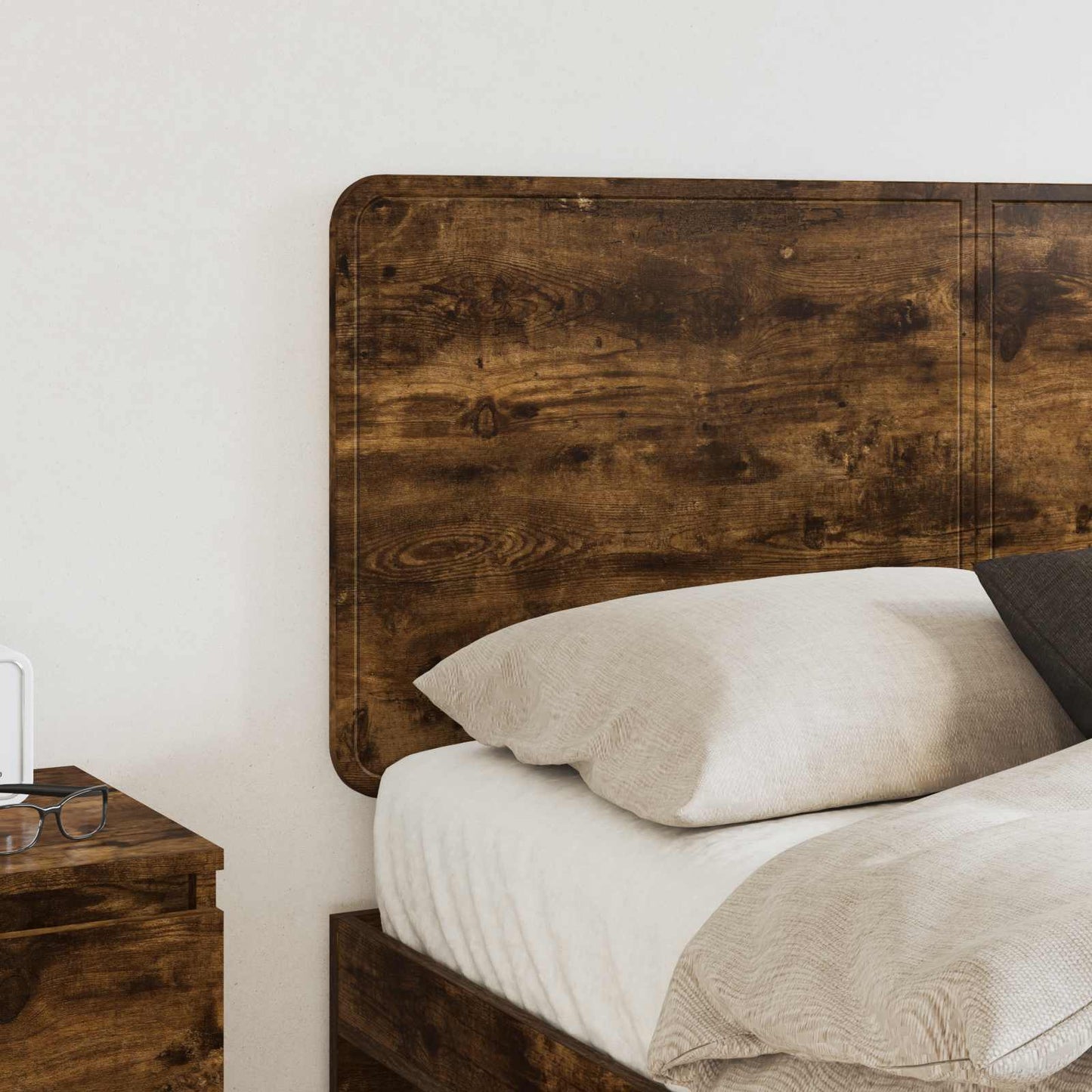 vidaXL Headboard Smoked Oak Engineered wood 3