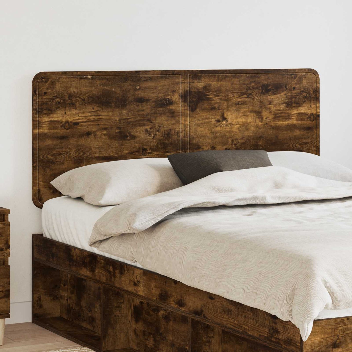 vidaXL Headboard Smoked Oak Engineered wood 1